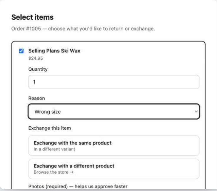 Customer portal
